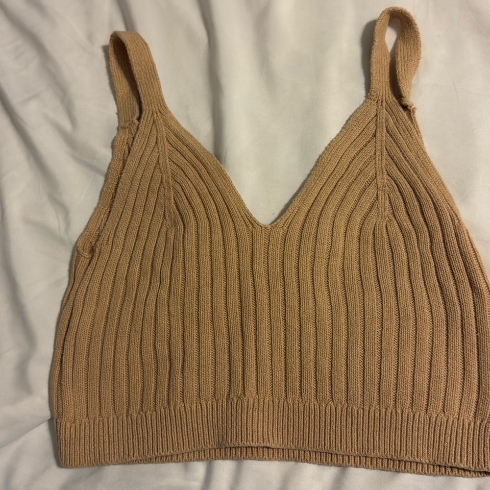 Nude beige top